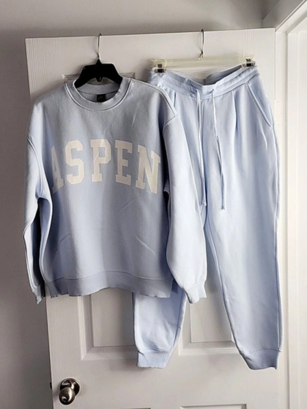 Wild Fable Two-Piece Sweatshirt & Jogger Set in Blue